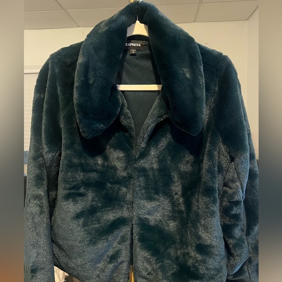 Express Faux Fur Jacket - Picture 1 of 5